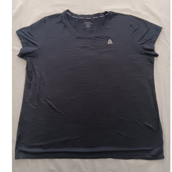 Reebok Tops - Reebok Women's XXXL 3X Athletic T Shirt Short Sleeve Performance Black